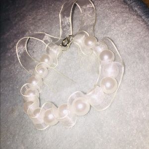Pearl Tie-Up Bracelet